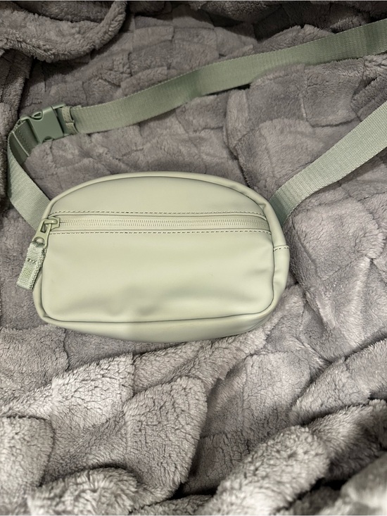 Handbags - Mint Green Faux Leather Belt Bag
